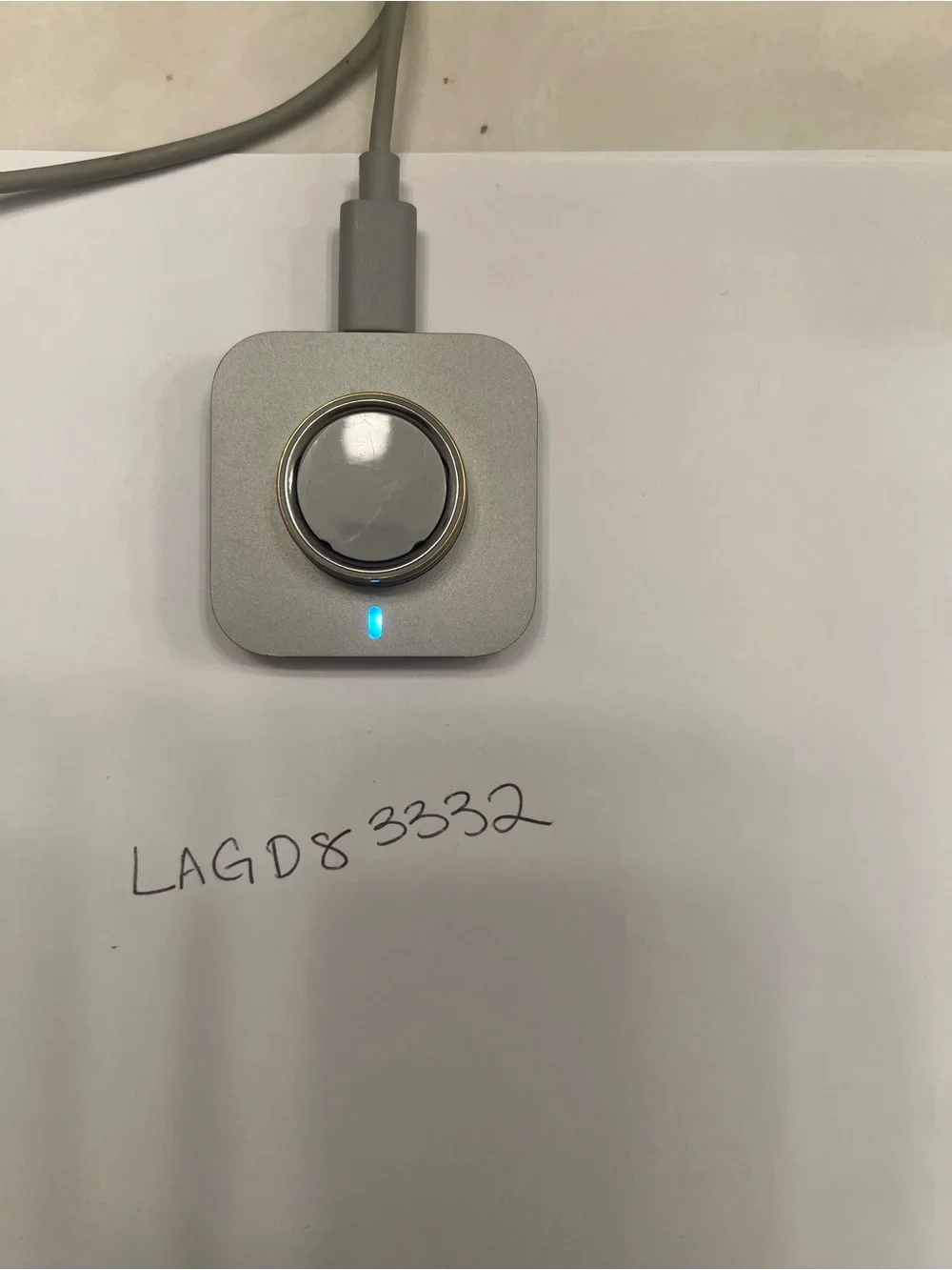 Gold Oura Ring 4, Size 13, with Charging Port